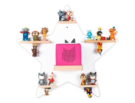 Estrela De Madeira Para Prateleiras Toniebox Tonies Boarti