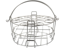 Lurelia Escorredor Cozinha Aço Inox 22,2 X 14 Cm Empilhável Ovos