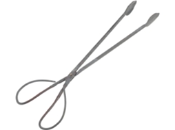 Pinça Para Lenha Sherchpry, Em Ferro Reforçado, 52cm, Com Cabo Confortável Para Churrascos E Lareiras Externas, Ideal