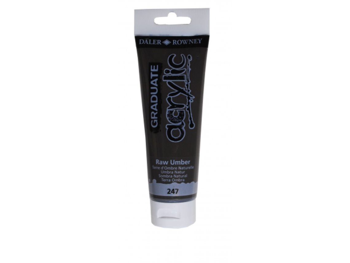Pintura Acrílica Graduate Daler Rowny 120 Ml (247 Terra Sombra Natural)