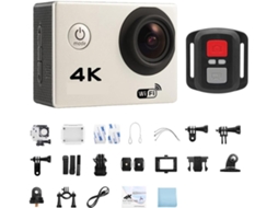 Câmera de Ação para Vlog Ultra Hd 4k/30fps com Wi fi, Capacete À Prova D'água de 2 Polegadas e 170d SFUSHOS
