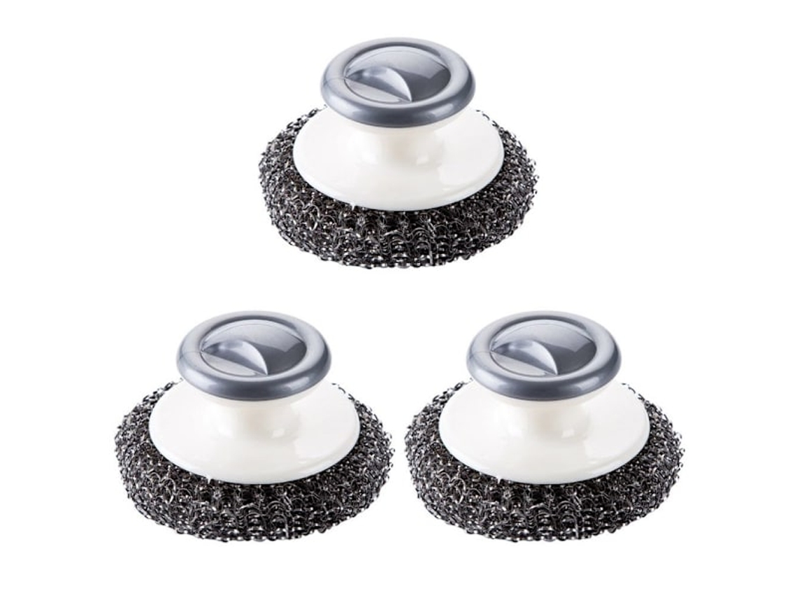 Conjunto De 3 Escovas De Limpeza Para Panelas