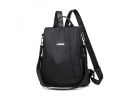 2026-mochila Antirrobo Portátil Para Mulher Mochila Casual De Lona Com Grande Capacidade Para Viagens Escolares Udj Negro