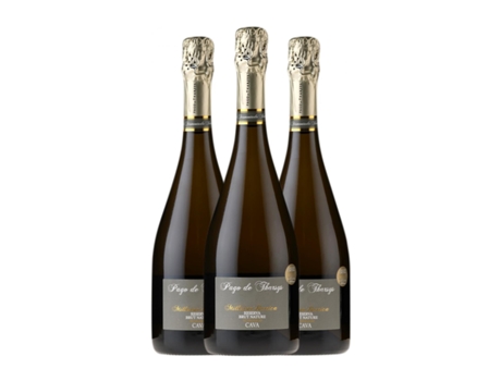 Espumante PAGO DE THARSYS Barrica Chardonnay Brut Nature Cava Reserva (0.75 L - 3 Unidades)