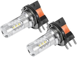 Omni bombillas Led H15, 2 Piezas 80w Blanca Hid, Lámparas de Luz Diurna para Luces Diurnas, Señales, Freno, Estacionamento Y Niebla