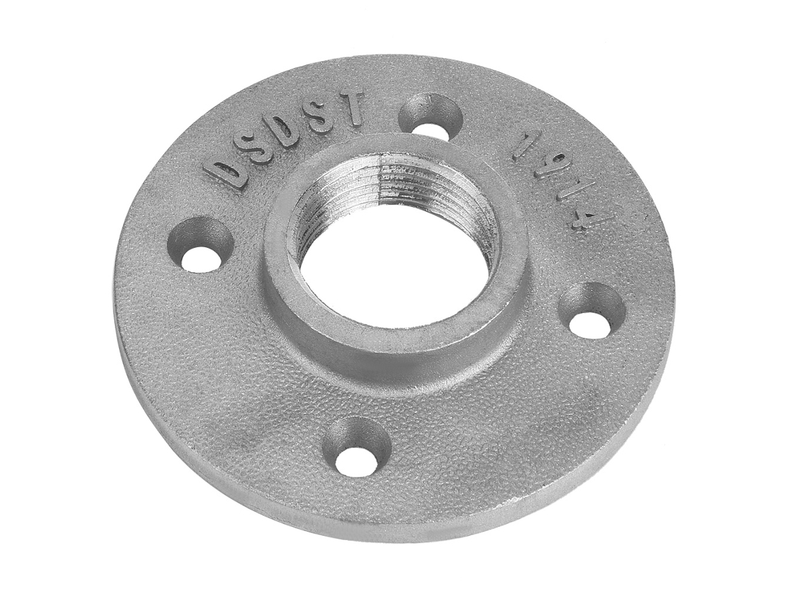 Laxiscreed Flange De Chapa De Alumínio Com Roseta Para Fixar Estantes E Tubos