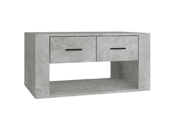 Mesa de Centro 80x50x40 cm Derivados Madeira Cinzento Cimento MAISON EXCLUSIVE
