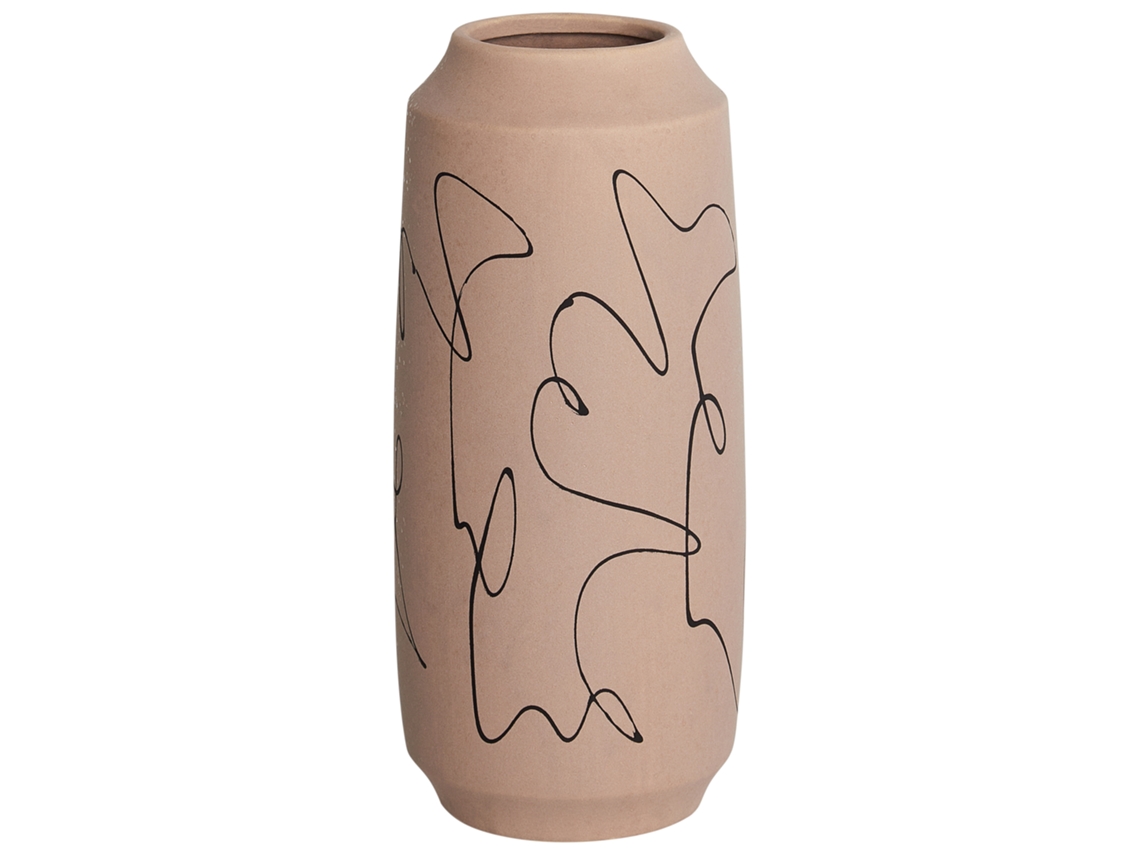 Jarra De Flores Sunfish Grés 33 Cm Creme