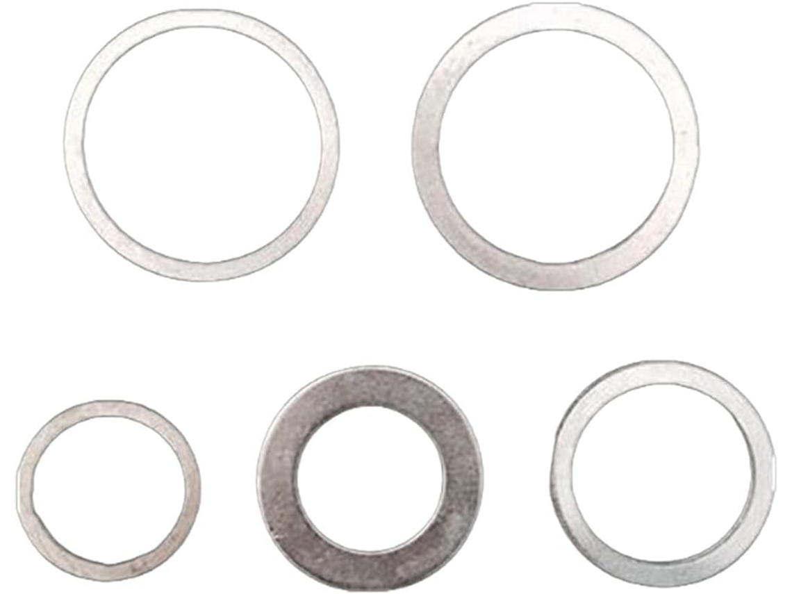 Conjunto De 5 Anéis Redutores Tamanhos Variados, Design Profissional Para Lâminas De Corte, Acessórios De Ferramentas Em