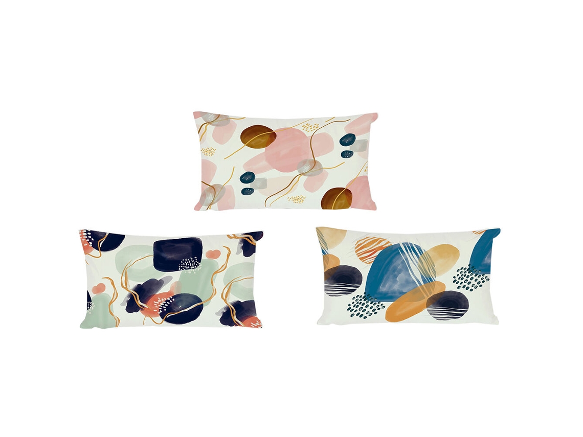Almofada Decorativa DKD HOME DECOR (Azul - Algodão - 50 x 30 x 12 cm)