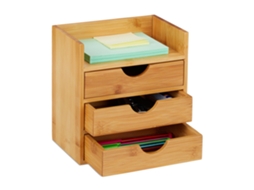 Armário de Mesa com Gavetas de Bambu BRILVIBERA