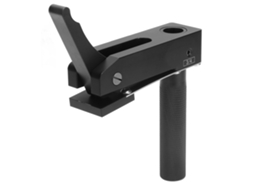Suporte para placa de prensa para madeira em liga de alumínio, dispositivo de fixação com alavanca ajustável de 3 velocidades, 19 mm