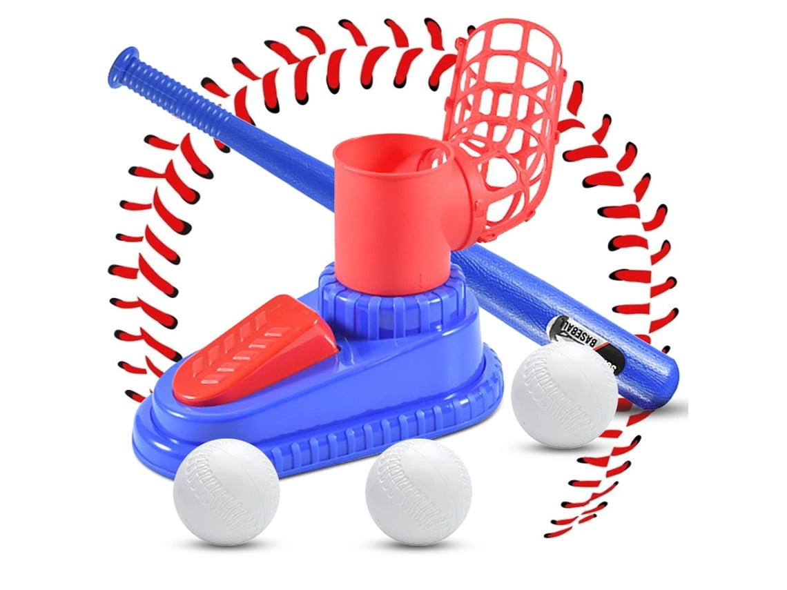 Ats jogo de Treinamento de Beisebol para Crianças Máquina Automática de Bolas Jogo Interatsivo Entre Pais e Filhos Brinquedos Ao Ar Livre