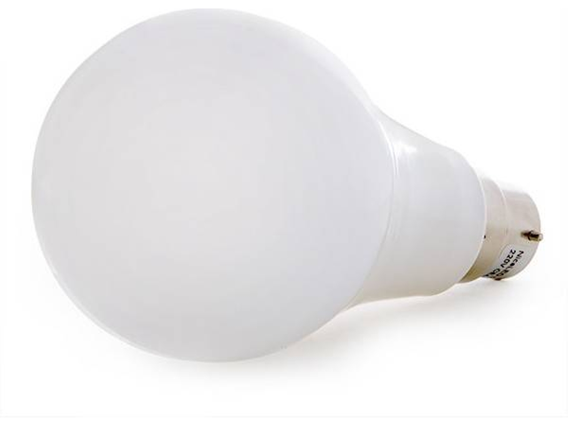 Lâmpada LED B22 9W  758Lm 3000ºk Baioneta 40.000H [Gr-Ed-B3-B22-9W-Ww] GREENICE