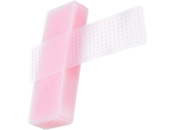 Topbathy Pacote com 60 Placas Dispensadoras de Fita Washi da Healeved, 5x15 Cm, Leves, Rosa, Verso Mícrons