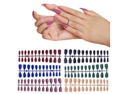 ConjuntosPostiças Médias Amendoadas Foscas Médias Amendoadas Unhas Postiças Cobertura Completa Para Nail Art Faça Você Mesmo -Estilo3 ZMDECQNA 12 Un