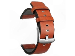 Pulseira Universal De Couro Com Sistema De Liberação Rápida Para Smartwatches.