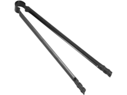 Pinça Para Carvão Frcolor Antiderrapante E Resistente A Odores, Em Ferro Preto, Ferramenta Multifuncional Para