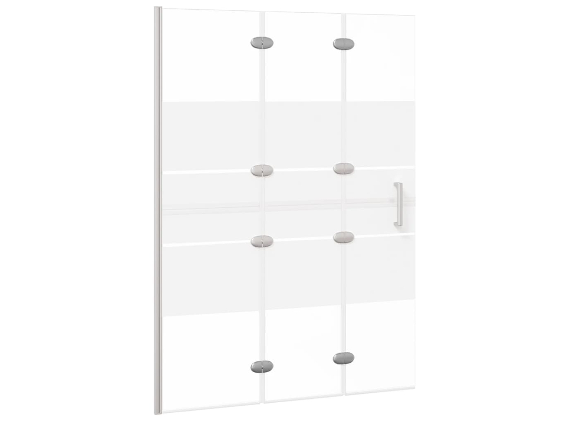 Maison Exclusive - Divisória De Chuveiro Dobrável Esg 100x140 Cm Branco