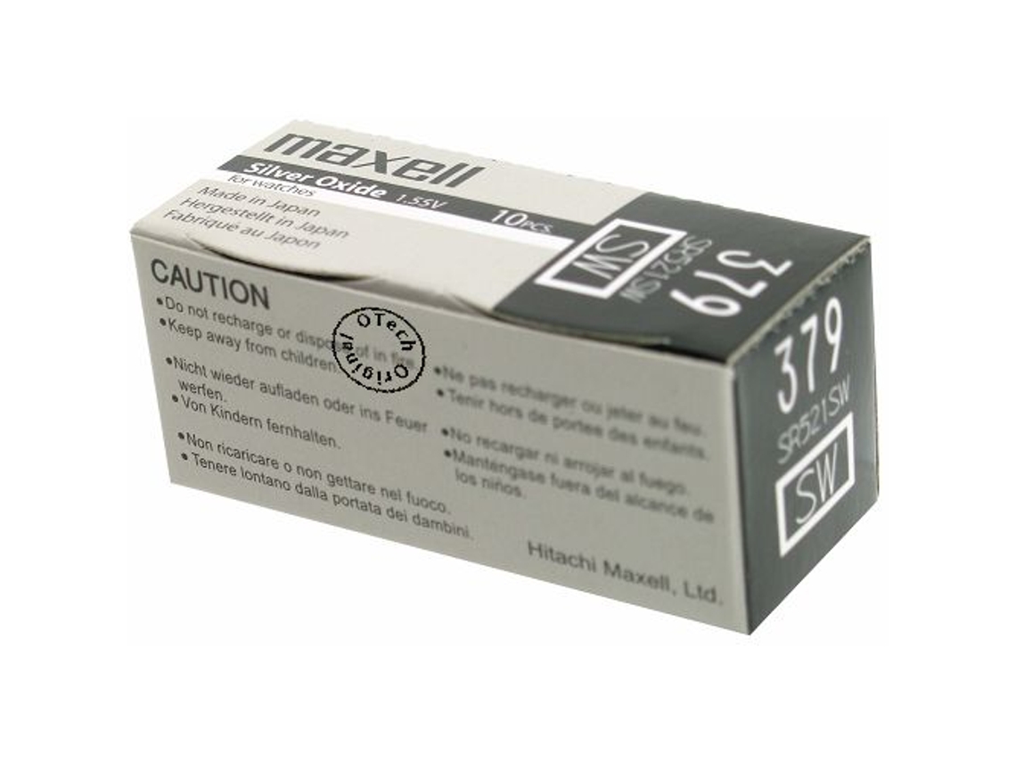 Conjunto de 10 Pilhas OTECH Maxell para Maxell SR63