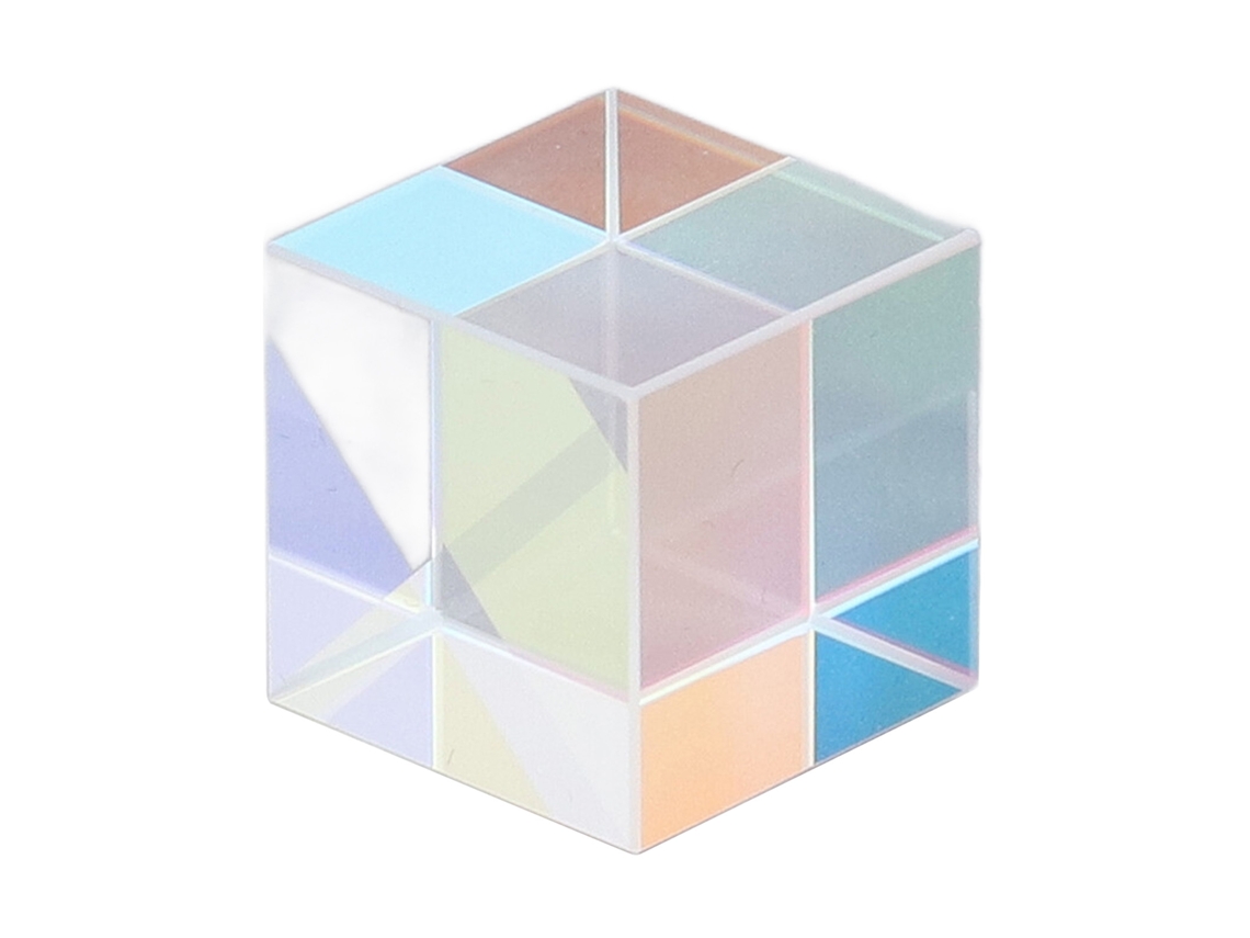 2026 prisma Cubo Dicroico de Vidrio Óptico para Dispersión Y Separación de Colores