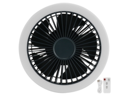 Laxiscreed Ventilador De Teto Compacto Com Controle Usb E Luz Noturna, Recarregável