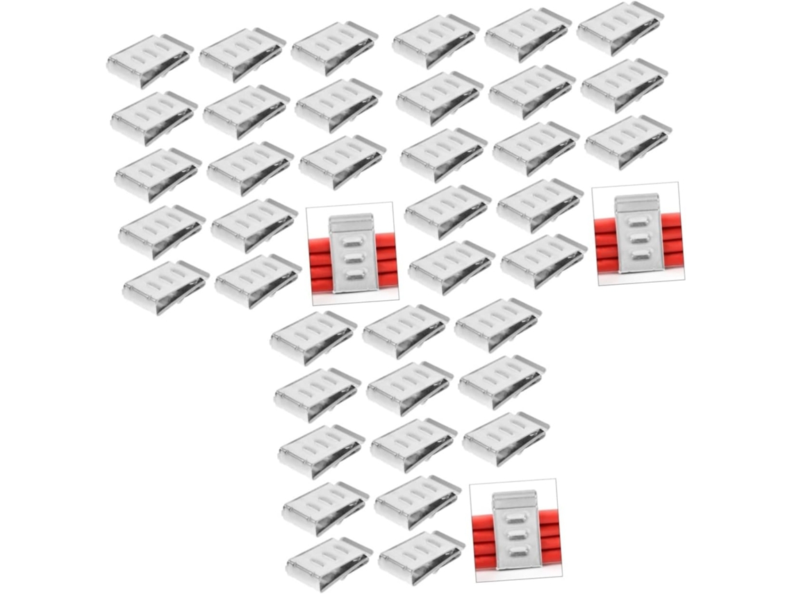 Conjunto De 3 Abraçadeiras De Aço Inoxidável Para Cabos Fotovoltaicos, Para Painéis Solares (20 Unid Gokoco