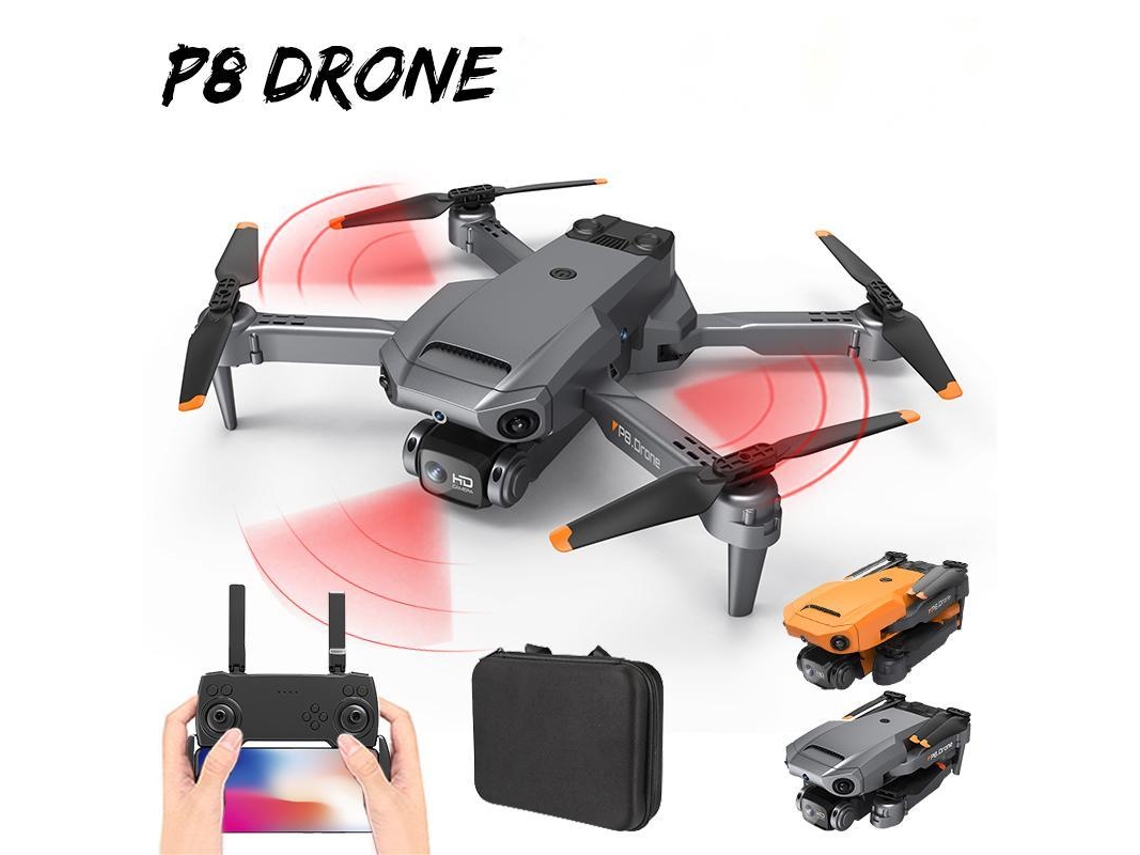 Drone Bestvite P8 Com Câmera Dupla 4k Hd (2 Baterias Duração Da Bateria 12 Min Preto)
