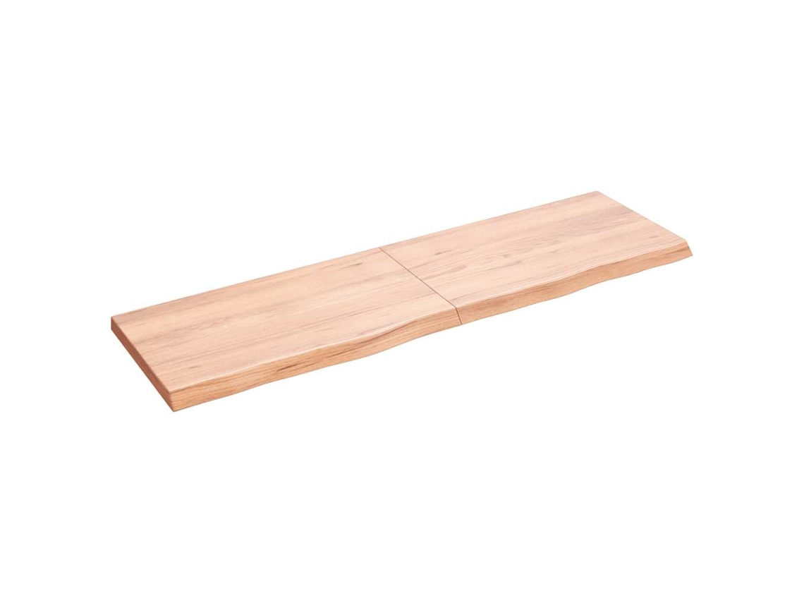Vidaxl Prateleira De Parede 140x40x(2-4) Cm Carvalho Tratado Castanho