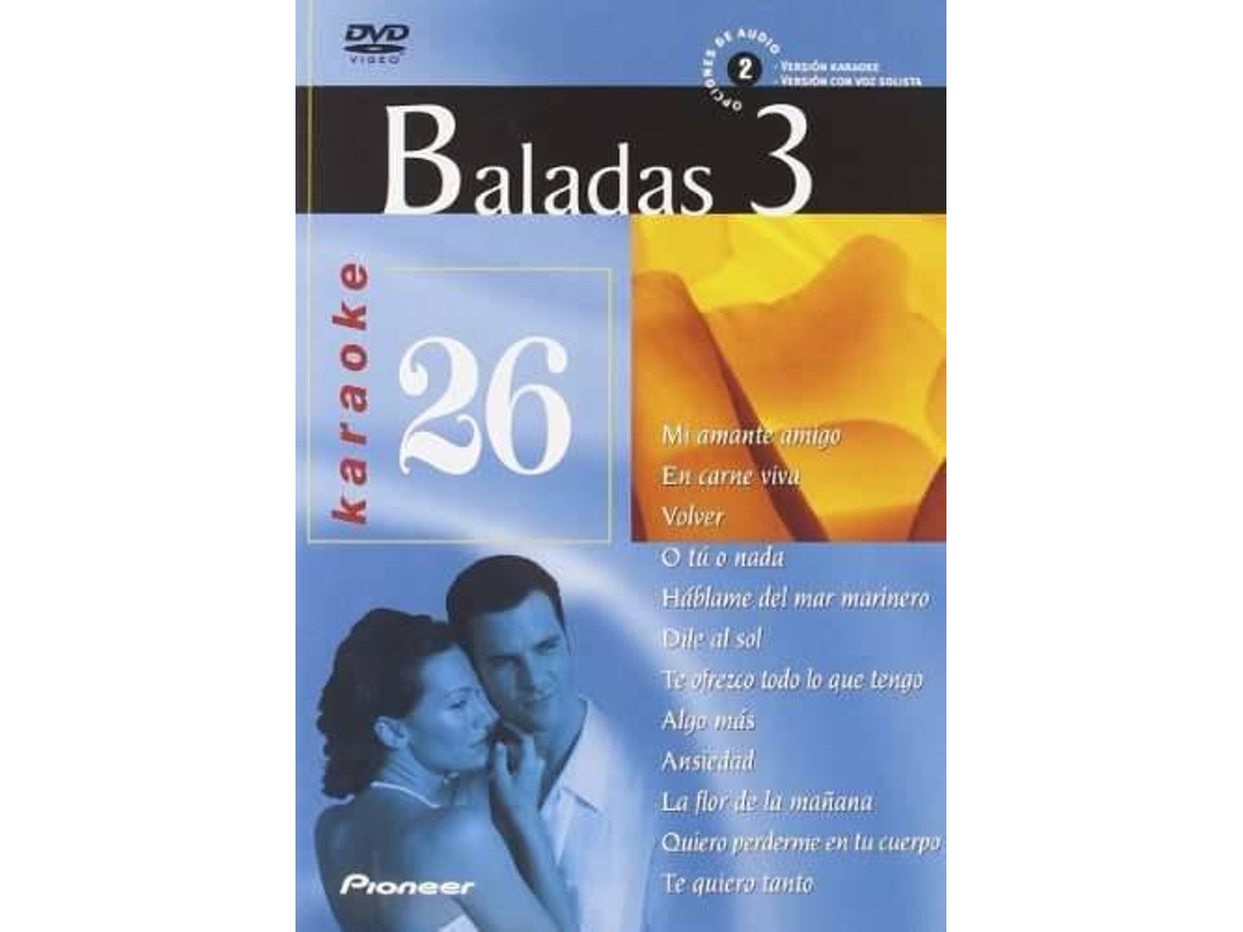 DVD Karaoke 26 Baladas 3 (Edição em Espanhol)