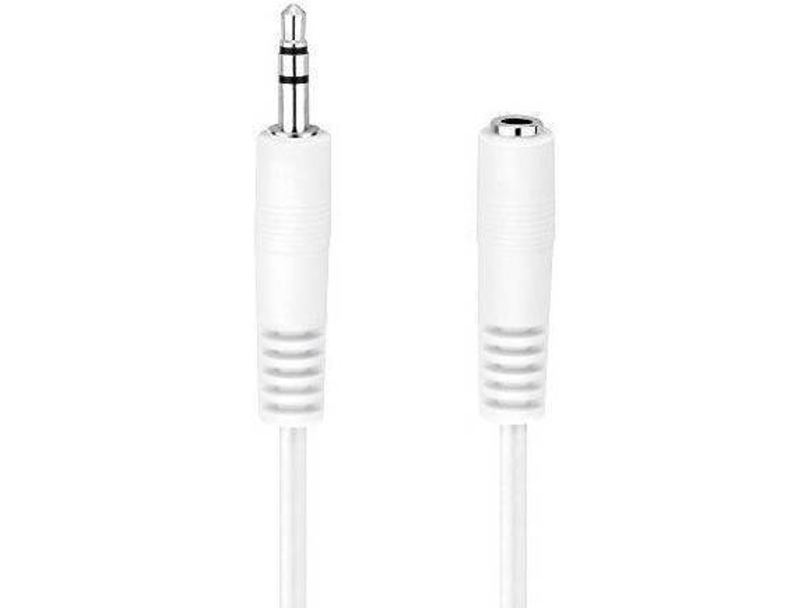 Cabo de Áudio PURELINK (Jack 3.5mm - 5 m - Branco)