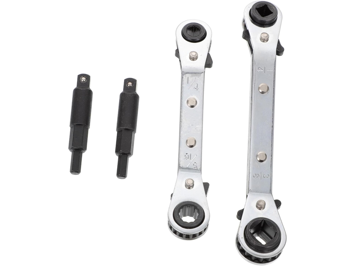 Chave de Catraca Combinada Leve em Aço Prateado 45 de Alta Dureza para as Indústrias Química e Automotiva. CHABERLU