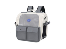Mochila de Transporte para Animais de Estimação, Cinza AQUAFORGE