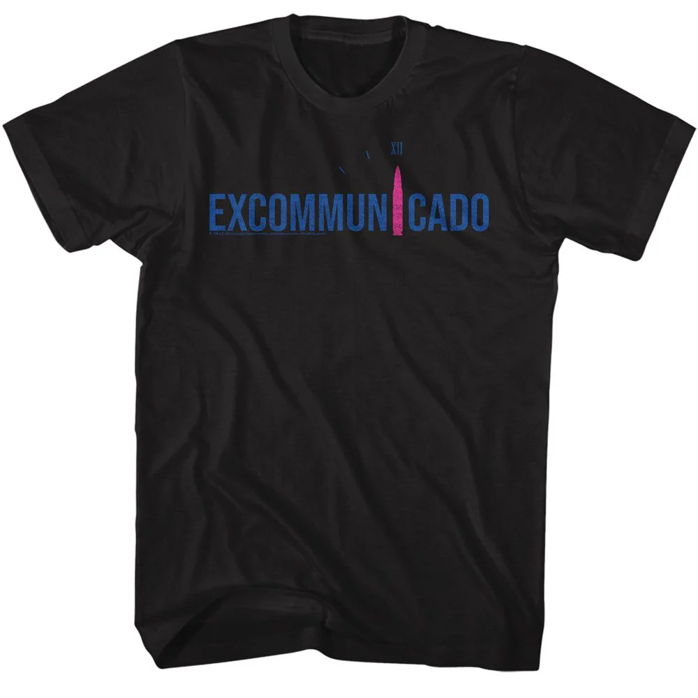 Unisex Adult T-shirt Rockinstone John Wick Excommunicado Bullet Black Sizexxxl