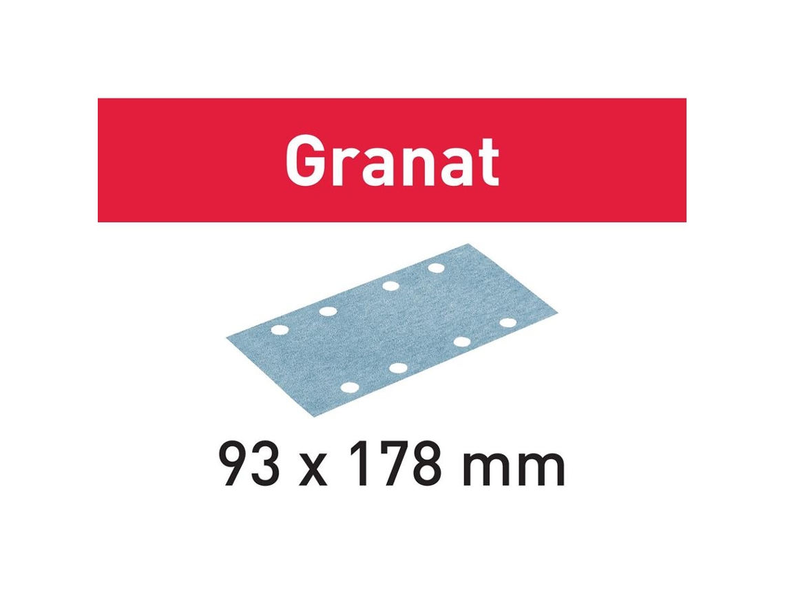 Folhas de Lixar Stf 93X178 Gr/100 Granat P100