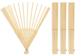 Kit De 4 Quadros Flexíveis Para Eventos Japoneses Em Bambou E Metal Bege, Fáceis De Montar,