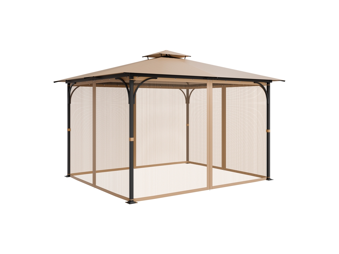 Rede De Substituição Para Gazebo Exterior Succebuy 3 X 3,7 X 2,1 M (incluindo Rede)