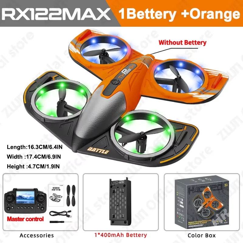 Planador De Controle Remoto Com Luz E Tela, Brinquedo De Avião Em Espuma Epp Para Presentes Infantis.