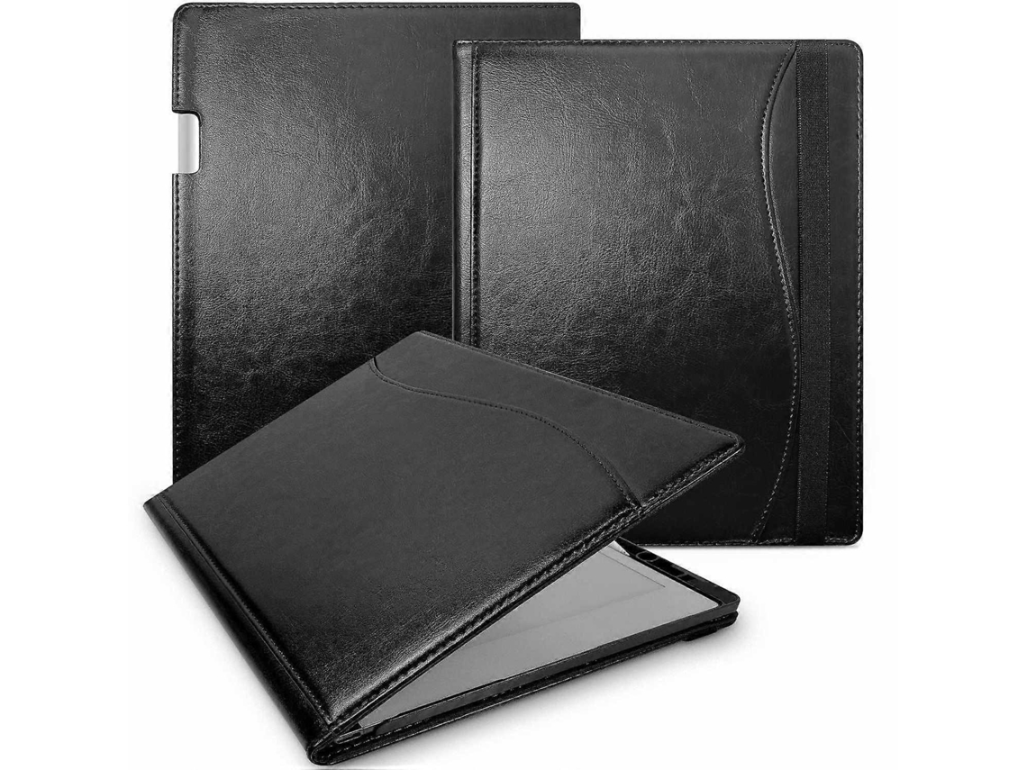 Compatível Com Remarkable Paper Pro Case Slots Para Cartões Suporte Pc Capa De Couro Pu Para Leitor Eletrônico Com Suporte Para