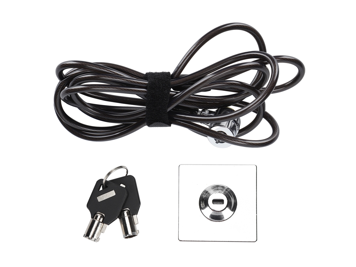 Cerradura para Notebook Antirrobo Cable Galvanizado Protección Ambiental Con Base de Seguridad para os X Lenovo/asus