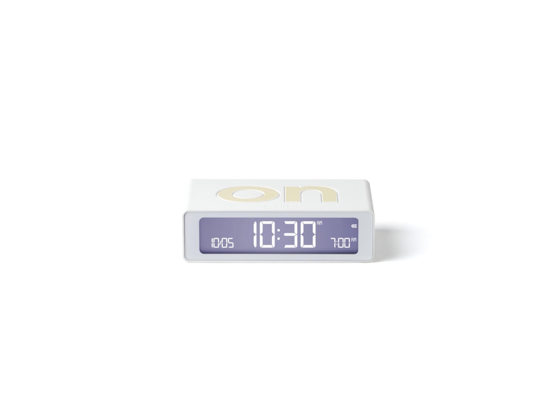 Despertador LEXON FLIP Mini (Branco) 