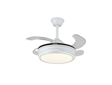 SELINA S DC ventilador branco LED conectividade aplicativo controle remoto AKUNADECOR