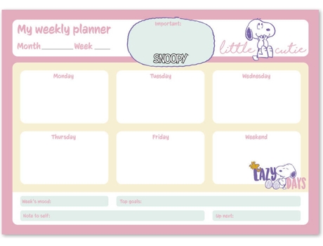 Agenda  Rosa (Semanal - A4)