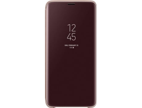 Capa SAMSUNG Galaxy S9+ Clear View Dourado