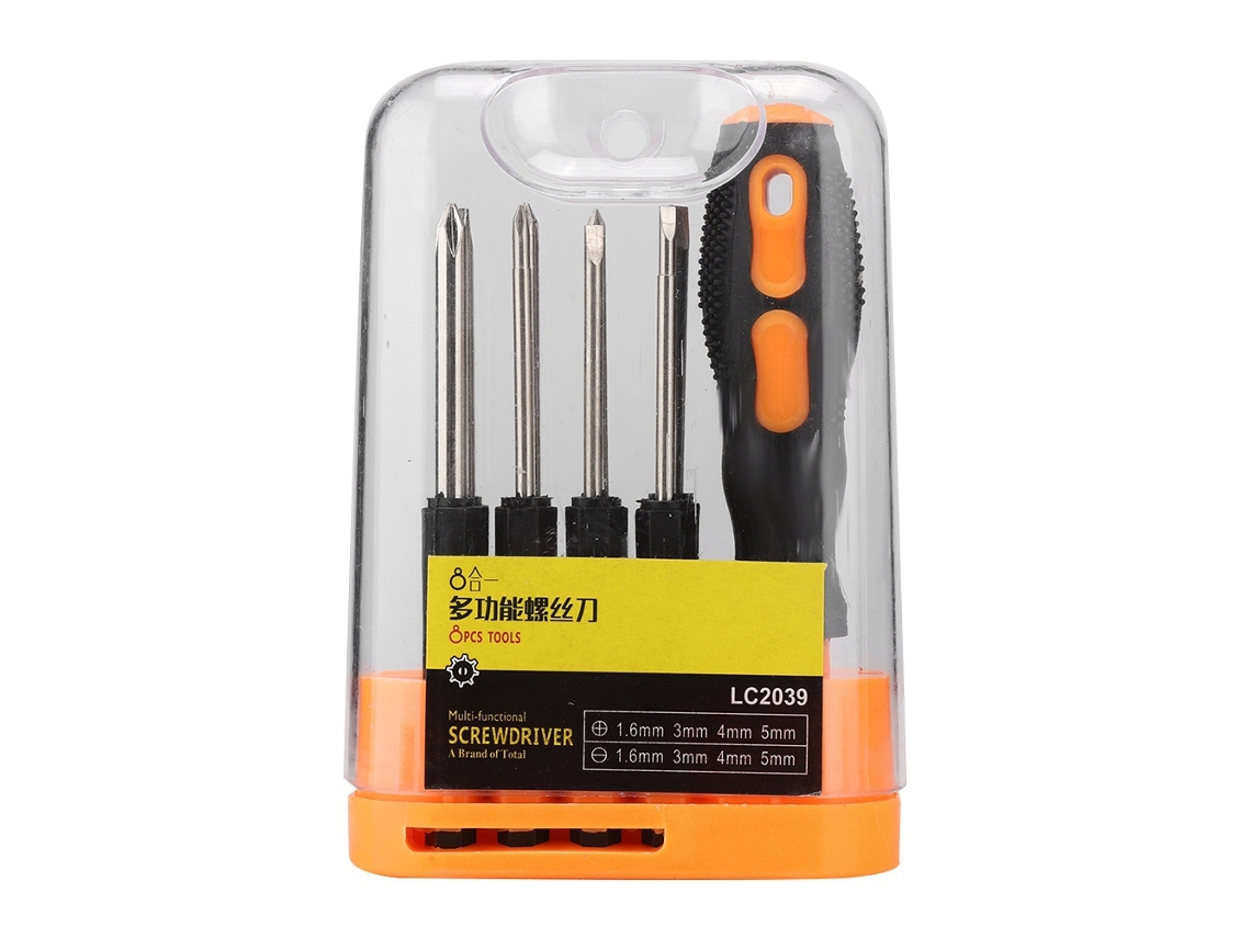 Conjunto de Parafusadeiras Plum Multifuncional para Reparo de Relógios 9 em 1