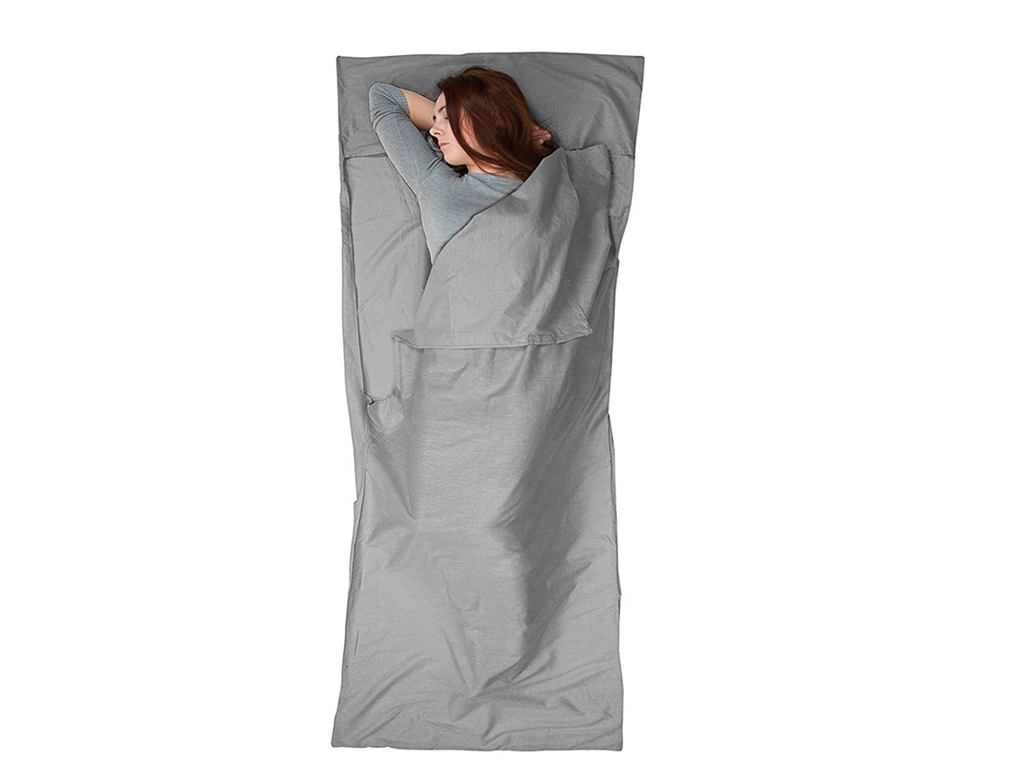 Forro de Saco de Dormir Leve PANOONA com dimensões 115x210cm em várias cores