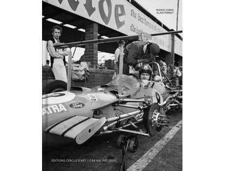 Livro Car Racing 1969 de Alain Pernot e Manou Zurini (Francês - Capa Dura)