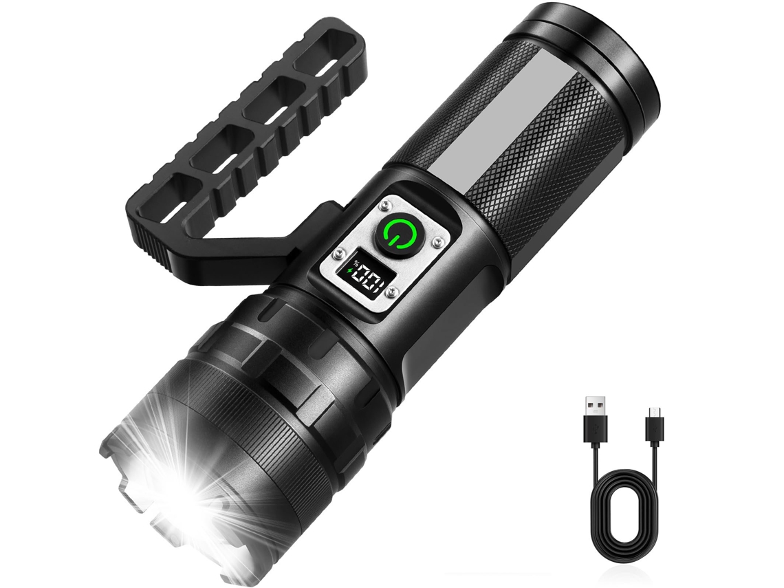 1 Pacote com Sensor de Onda para Farol LED Recarregável HALINUIA