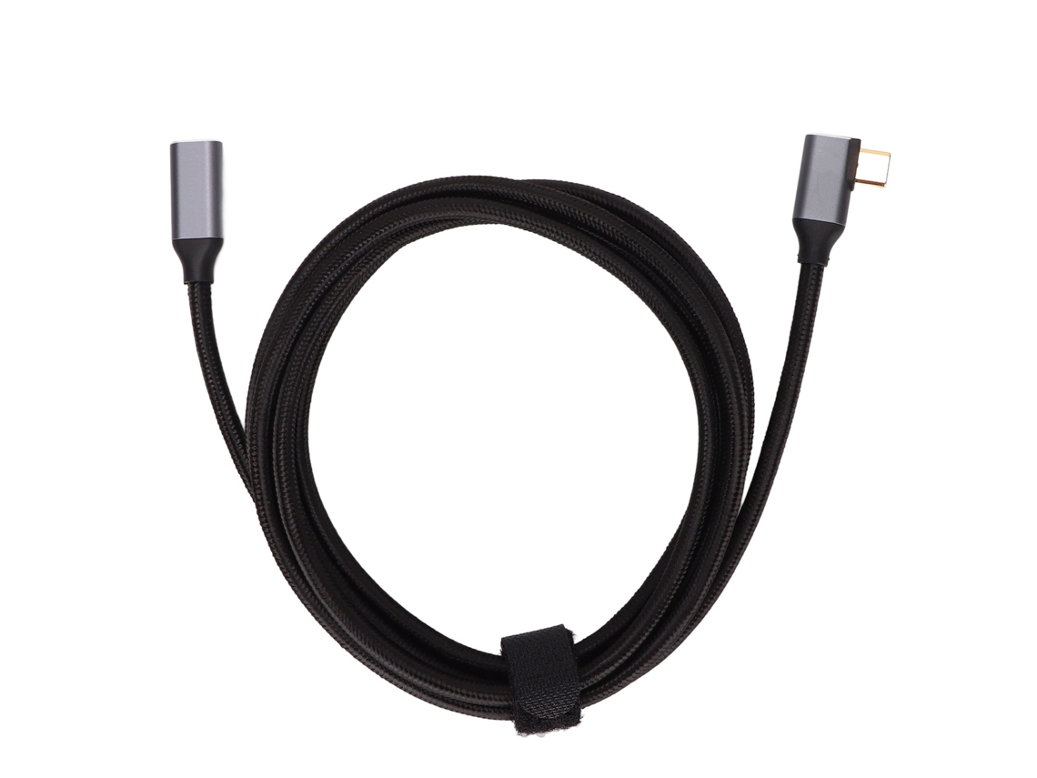 Raum-cabo Extensor Usb Tipo C Ângulo Retto 4k 10gbps Dissipação De Calor 200cm Para Tablets Celulares