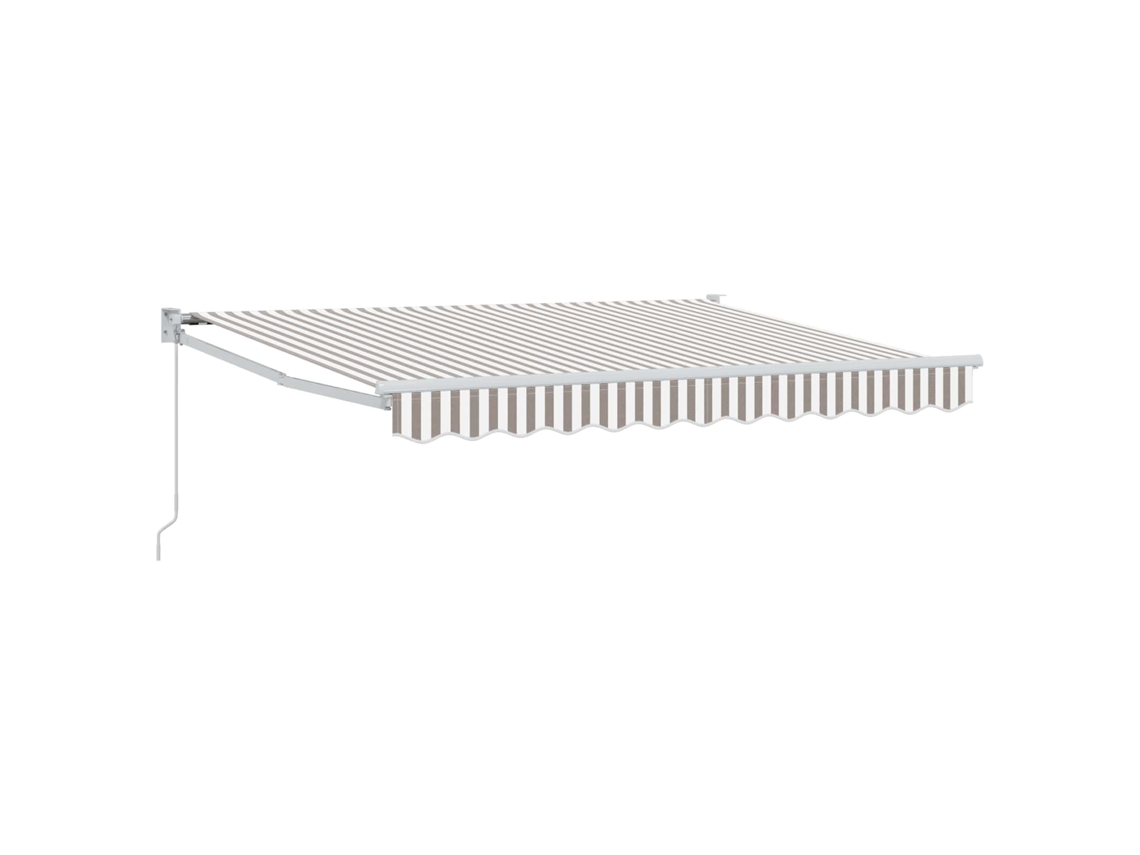 Conjunto 1 Toldo Externo Vidaxl Cinzento-claro Poliéster (3,5 X 2,5 M)